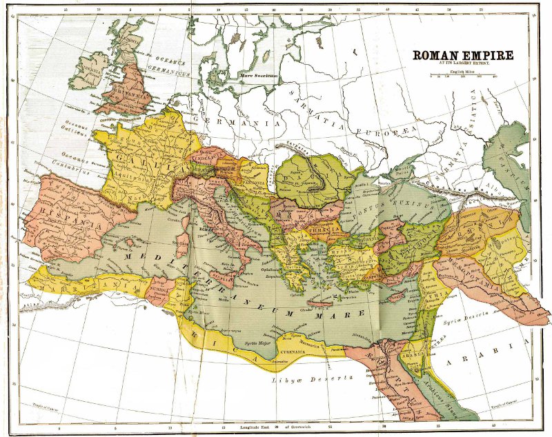 Römische Provinzen 150 n. Chr.