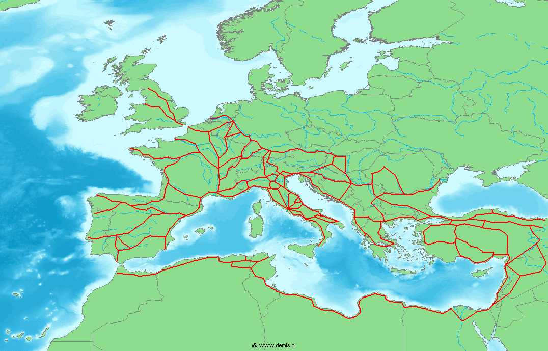 Römisches Straßennetz